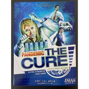 Pandemic: THE CURE Board Game Z-Man w/ SEALED Cards & COMPLETE